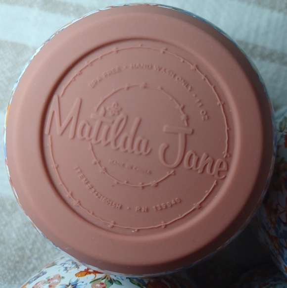 Matilda Jane Travel Tumblers Cups Wine insulated 11 oz Floral Set of 4 MJ - Picture 5 of 6